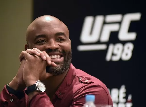 Anderson Silva walks to the Octagon at UFC 198 in Curitiba, Brazil