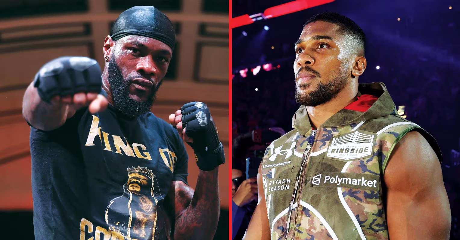 Deontay Wilder with Anthony Joshua, the fight Riyadh wanted to build