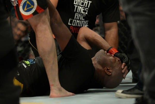 Anderson Silva and Nick Diaz at UFC 183