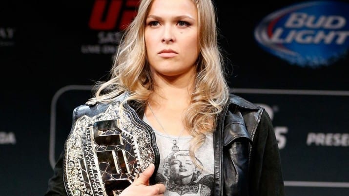 Ronda Rousey during her 2015 run as the face of UFC sponsorships