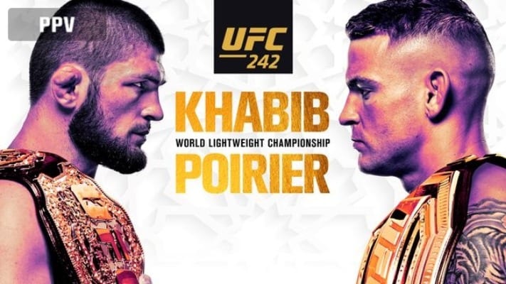 Khabib Nurmagomedov celebrates in Abu Dhabi after UFC 242