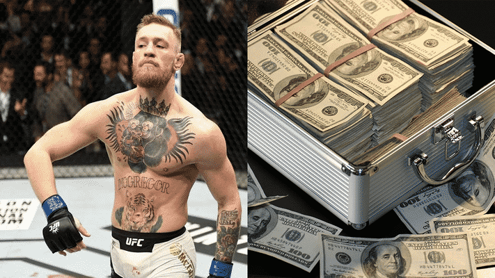 Conor McGregor during UFC 264 fight week in Las Vegas