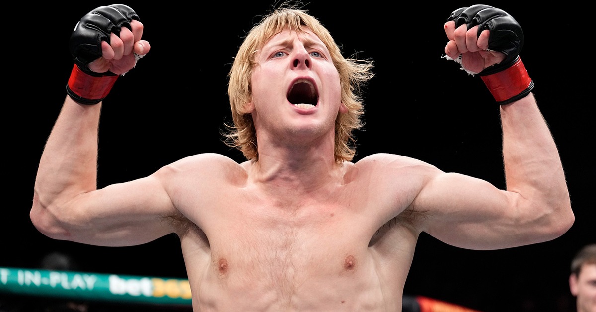 Paddy Pimblett after signing a new UFC contract in 2022
