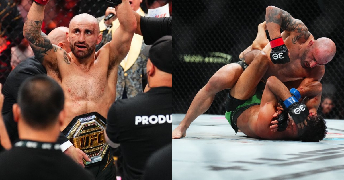 Alexander Volkanovski stops Yair Rodriguez at UFC 290