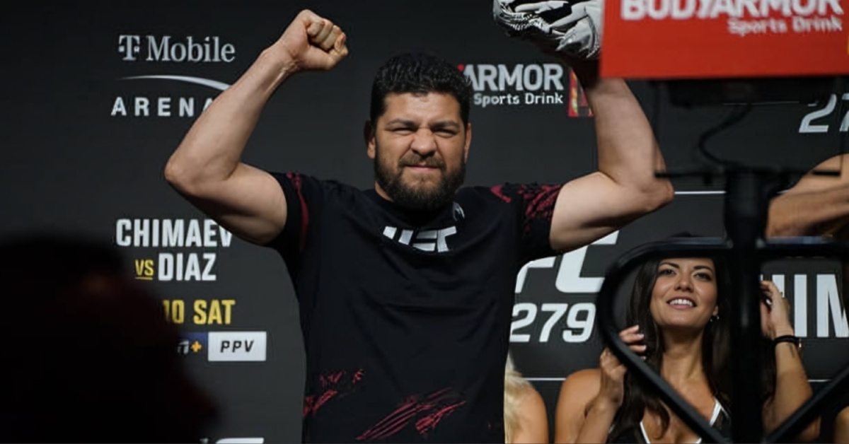 Nick Diaz walks to the stage at a UFC weigh-in