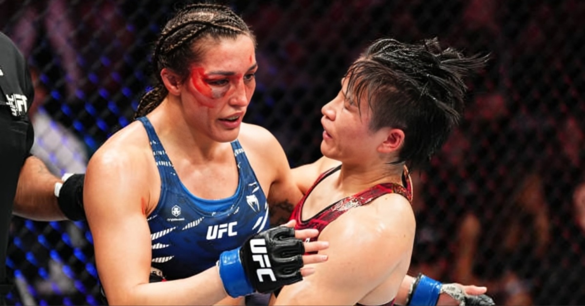 Zhang Weili beat Tatiana Suarez at UFC 312 in Sydney