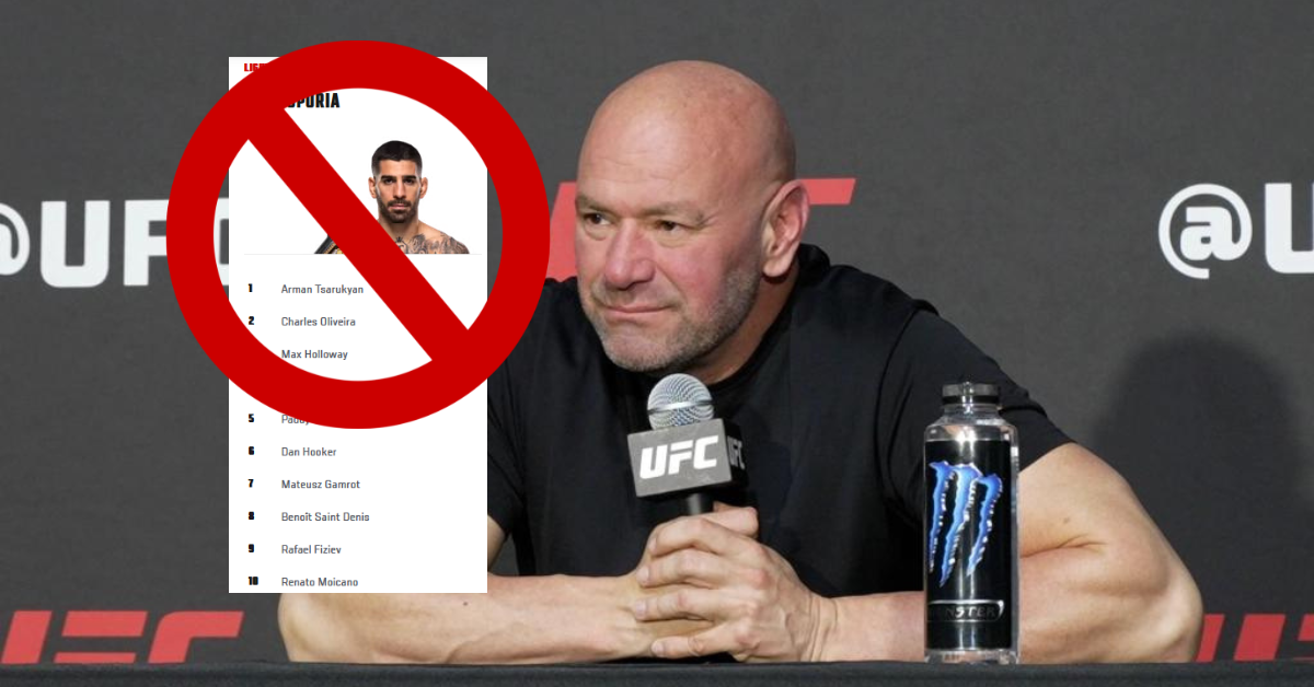 Dana White at a UFC press conference