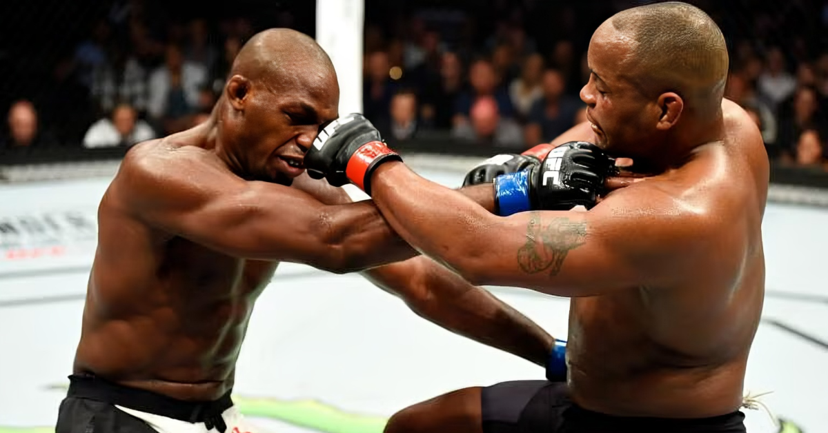 Daniel Cormier and Jon Jones face off
