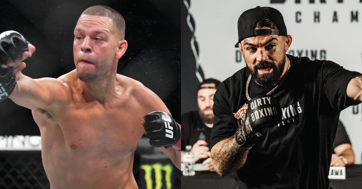 Nate Diaz ahead of his MVP MMA fight with Mike Perry
