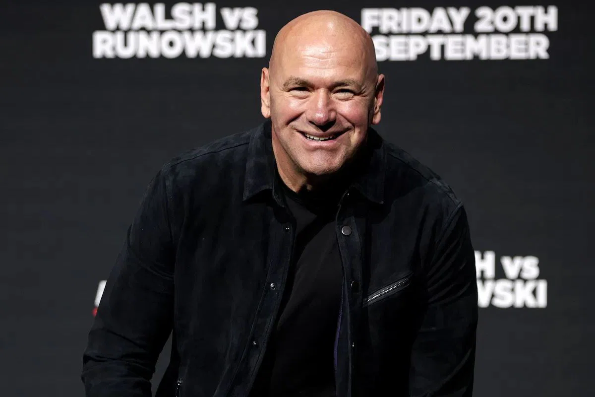 Dana White at a UFC news conference