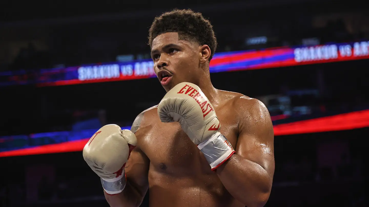 Devin Haney and Shakur Stevenson face to face