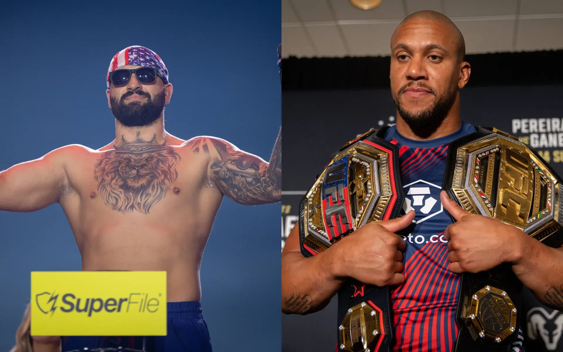 Ciryl Gane vs. Josh Hokit official announcement for UFC 334