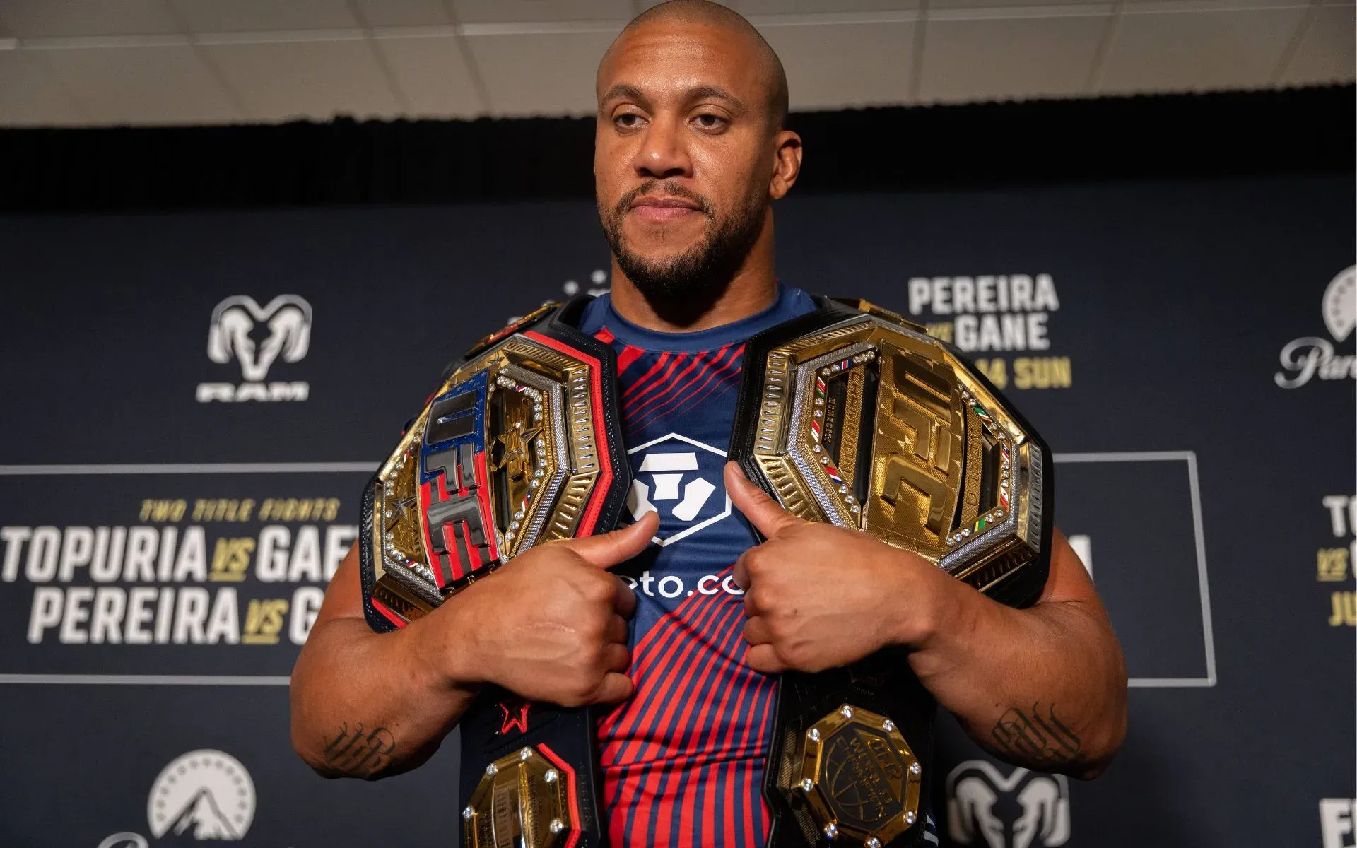 UFC heavyweight champion Ciryl Gane