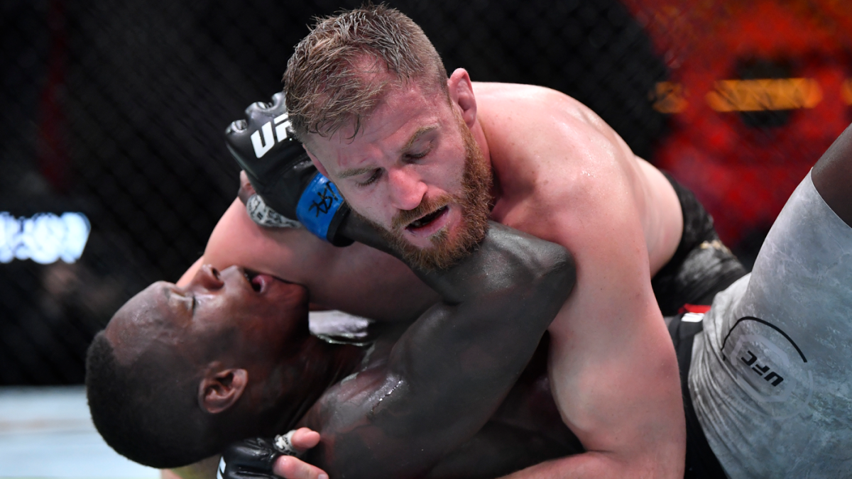 Jan Blachowicz and Israel Adesanya at UFC 259
