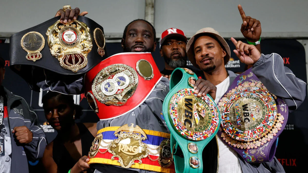 Terence Crawford, stripped of his WBC super middleweight title in December 2025 over unpaid sanctioning fees