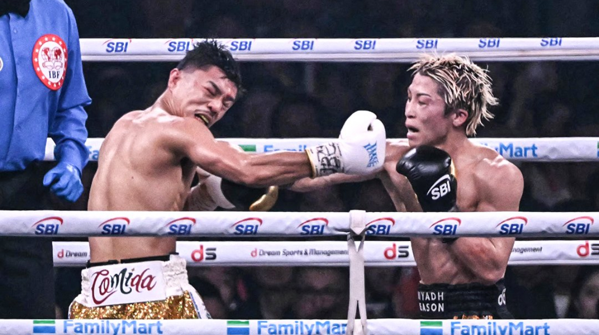 The Tokyo Dome crowd for Inoue vs Nakatani