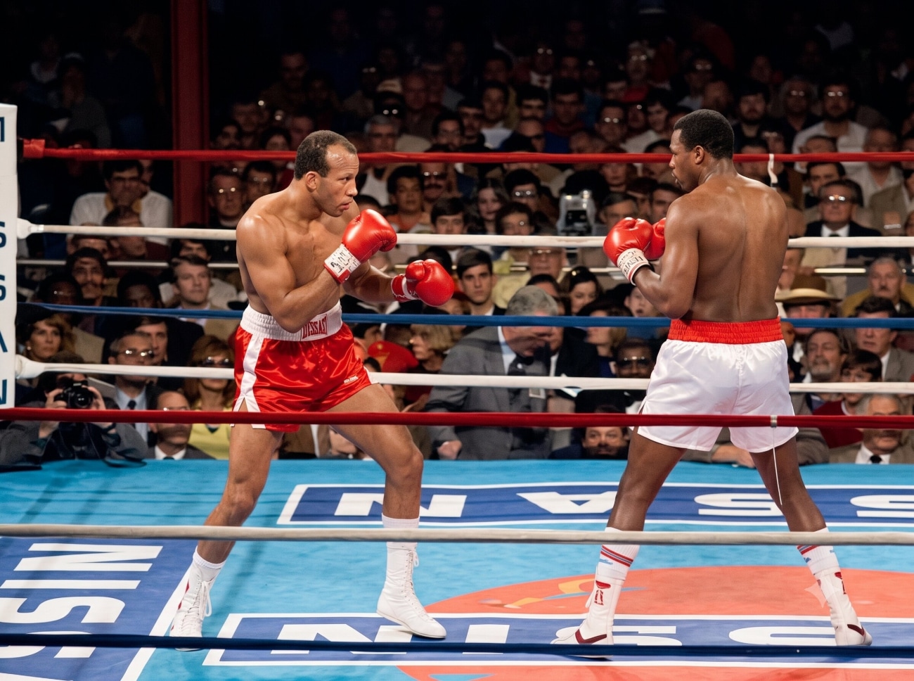 Larry Holmes stops James Bonecrusher Smith