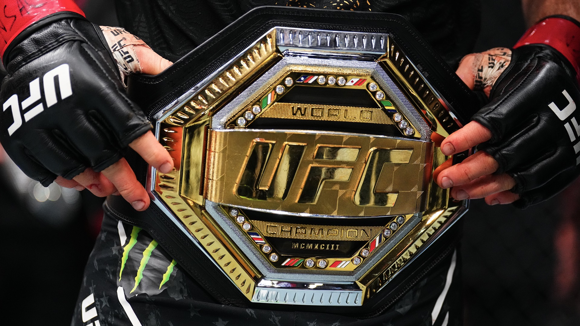 Fans watching a UFC event on Paramount+